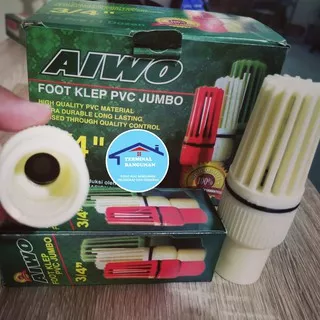 FOOT KLEP AIWO PVC JUMBO 3/4 INCH-KLEP SUMUR-TUSEN KLEP SARINGAN AIR