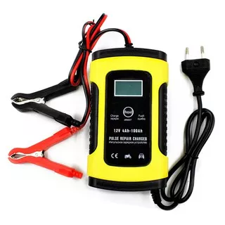 Charger Aki Cas Aki Charger Accu Ces Accu Digital Intelligent Battery Charger Aki Mobil 12V 6A