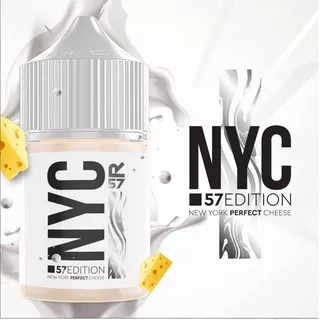 Liquid Freebase NYC V1 60ML | 03mg / 06mg - New York Perfect Cheese by Hero 57 - rasa Keju Gurih Nikmat Hero57