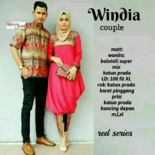 Batik couple windia,kebaya sarimbit kaftan vanessa