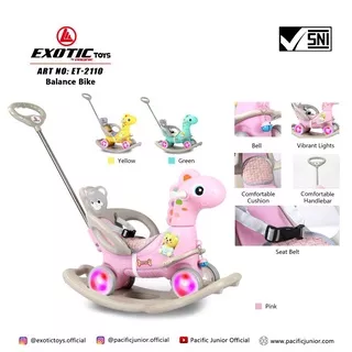 KUDA DINO GOYANG EXOTIC ET2108 & ET2110 KUDA KARET / KUDA LUMPING / SEPEDA ANAK / RIDE ON