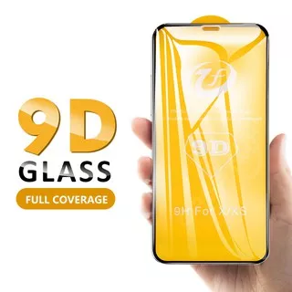 Tempered Glass Full 5D Xiaomi Redmi Note 10 10S 9 8 7 6 5 4 9T 9C 9A 8A 7A 6A 5A 4X Pro Poco F3 M3 PRO 5G X3 Antigores Kaca Full Cover Screen Protector Anti Gores Pecah Clear Bening 9H Warna 6D 9D 111D