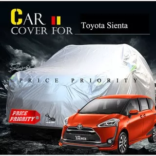 (BISA COD)   (Promo) Body Cover / Sarung Mobil Toyota Sienta Polyesther 100?aterproof U3B4 cover mob