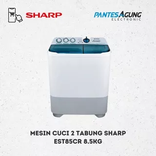 MESIN CUCI 2 TABUNG SHARP EST85CR 8.5KG (KHUSUS BDG)