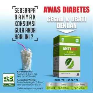 Antibet Al Afiat Obat Herbal Anti Diabetes