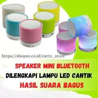 Speaker Mini Bluetooth Versi 4.0  Music Motif Creck Effect Speaker Bluetooth Type S10 Aksesoris Hp