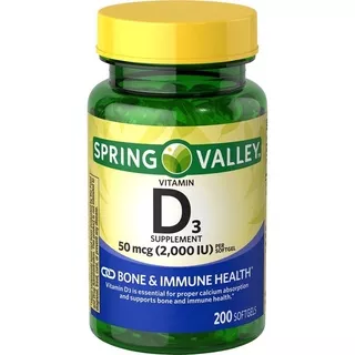 spring valley vit d3 2000iu