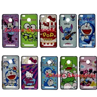 Xiaomi Redmi 3s / 3 Pro Fuze Case Karakter Doraemon Hello Kitty  Keroppi Unicorn Stitch Minnie Mouse