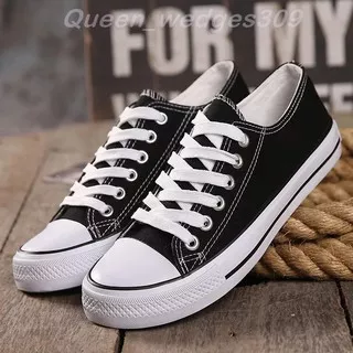 DISKON>>Sepatu Converse Allstar Chuck Taylor 2/All Star Ct 2 Premium/Allstar Jackpurcel - Hitam Lis