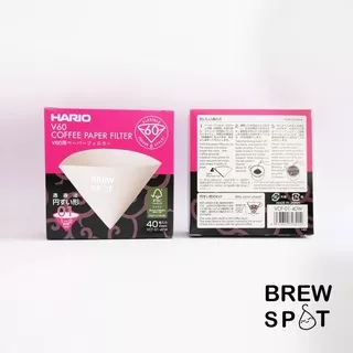 Hario Paper Filter V01 Box Pour Over V60 Coffee Filter - VCF-01-40pcs