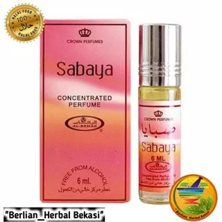 Parfum Sabaya Al-rehab 6ml aroma non alkohol di jamin 100%original saudi