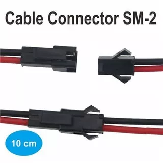 Soket Terminal Kabel Male Female Connector + Pengait + Cable Tebal set