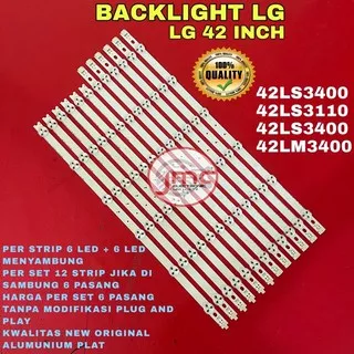 BACKLIGHT TV LED LG 42LS3400 42LS3100 42LS3110 42LM3400 LAMPU LED TV LG42LS3110 42LS3100 42LS3400