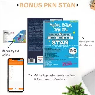 Bebas Buku PKN STAN Modul STAN Bebas Materi dan Latihan Soal TPA TBI Bonus 20X Try Out Online CAT