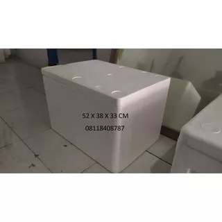 Cooler Box Styrofoam ukuran 52 x 38 x 33 Kapasitas 10-15kg