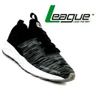 League Original Grivanoz U LA Sepatu Olahraga - Black Grey