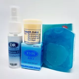 Cream dr biru plus sabun / cream Dokter Biru plus serum / skincare ekonomis / skincare Murah / paket cream DR BIRU murah / Paket DR biru lengkap