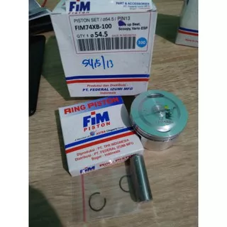 piston seher kit set bore up FIM 74 XB ukuran 53.5 54 54.5 55 56 mm pen pin 13 mm NOT moto1 cld npp