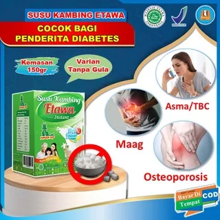 Susu Kambing Etawa Bubuk Naga SP 150gr Kemasan Sachet Susu Etawa Kambing Bubuk Original Tanpa Gula No Sugar Atasi Asam Lambung Maag Asma Sesak Napas TBC Paru Paru Cocok Bagi Penderita Diabetes