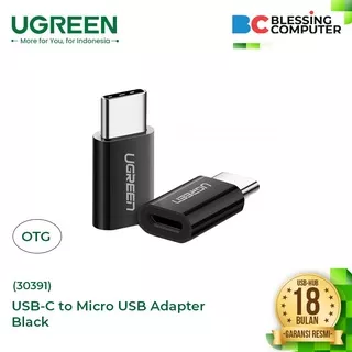 UGREEN 30391 USB-C to Micro USB Adapter Black / OTG Type C to Micro