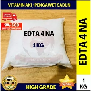 EDTA 4NA 1 KG / Vitamin aki / Tetrasodium EDTA / EDTA4NA / Dissolvine NA4 / Pengawet Sabun