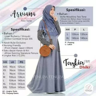 Gamis Linen | Tazkia stripe kaos Dhikr by Fenuzamuslimwear