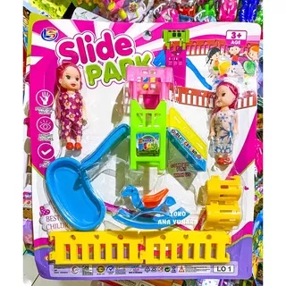 Mainan Slide Park / Mainan Taman Bermain / Mainan Barbie LO1 SNI