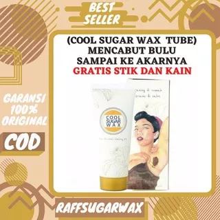 Cool Sugar Wax Original Waxing Kit Penghilang Pencabut Bulu Rambut Ketiak Ketek Kaki dan Kemaluan Tube Jar S