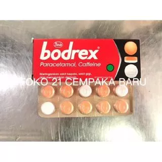 Obat BODREX 1 BOX @ 2 STRIP | Paracetamol Sakit Kepala Gigi Demam Panas
