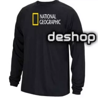 Tshirt - Long Sleeve Shirt - Kaos Lengan Panjang - Baju Lengan Panjang - Nat geo - National Geographic