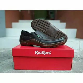 Sepatu Kickers kulit asli type 275 /sepatu slipon formal premium