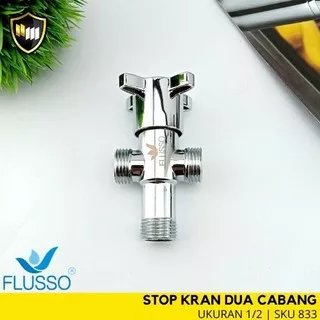 FLUSSO KRAN PB3 SK DOUBLE ZC-ST | Stop Kran Double | Stop Kran 2 Lubang