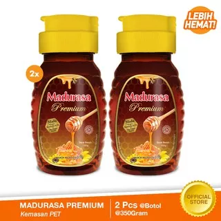 Madurasa Madu Asli Premium Botol Pet 350 gr Twin Pack