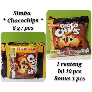 Simba Chocochips renteng - 6 g x 10 pcs