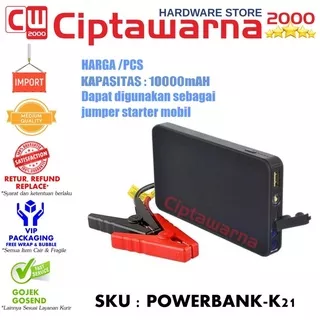Power Bank Mobil Led 10000mAh USB Power Bank Car Jump Starter - K21