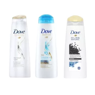 Dove Shampoo Nutritive Solutions 160ml - Dandruff Care, Volume Nourishment, Hijab Natural Habbatussauda / Sampo Dove Anti Ketombe / Sampo Anti Lepek / Sampo Anti Rontok & Ketombe