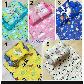 Matras Perlak set Bantal Guling Baby Land