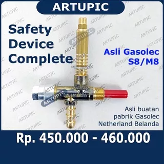 Safety Device Complete GASOLEC ASLI Spareparts Spuyer Nozzle Tombol Pemanas Kandang Ayam Gasolec