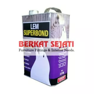 Lem SUPERBOND UNGU 2.5 KG Lem Kuning Hpl Tacosheet Kayu Busa Fox 168