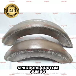 Spakbor Slebor Fender Sepasang Jumbo Custom Sportster Harley Chopper Bobber Dll