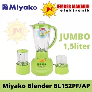 MIYAKO BLENDER BL-152 PF/AP / BLENDER MIYAKO JUMBO PLASTIK 3IN1 BL152PF/AP 1,5L