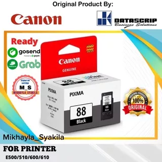 Cartridge Canon PG 88 Black Original Ink For Pixma E500 E600