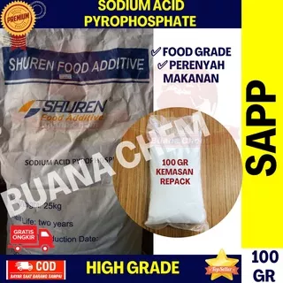 Sodium Acid Pyrophosphate 100 Gram / SAPP / Perenyah Makanan Premium