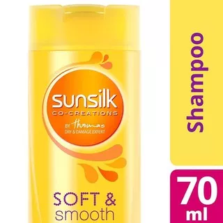 SUNSILK SOFT & SMOOTH SHAMPOO/ SAMPO SUNSILK KUNING MINI PACK 70ML