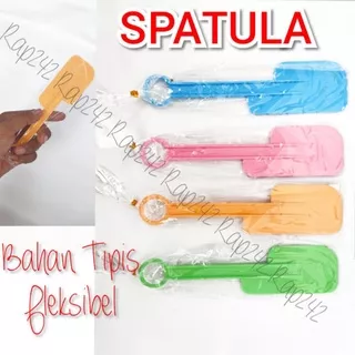 Spatula Plastik 20 cm Sutil Sodet Oles Kue Potong Galery Souvenir Lucu Murah Rap242