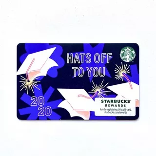Hats Off To You Starbucks Card Kartu US Recycled Paper 2020
