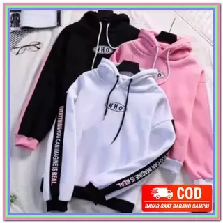 Jaket Kaos Pria Atau Wanita Import Premium Kekinian Pria/Wanita D PS120 Sweater Hoodie/Switer Who/S