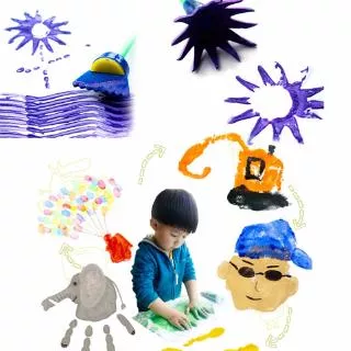 Basic Learning Children`s Painting Brush Supplies Interest Development Tool