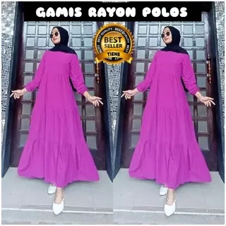 GAMIS RAYON POLOS GAMIS RAYON TWILL SUPER BUSUI BUMIL BEST SELLER TERMURAH GAMIS POLOS