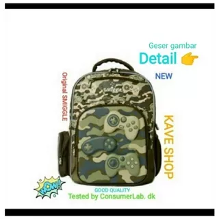 SMIGGLE Bag pack Ultra Beam - BOY - Comfort Bag pack with reflective trims - NEW - ORI